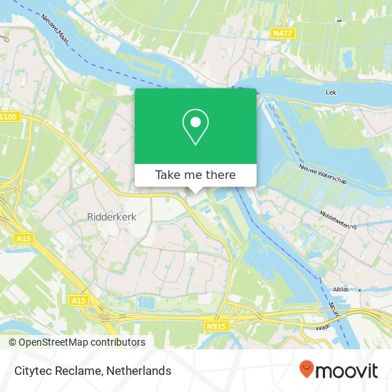 Citytec Reclame map