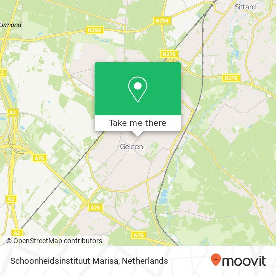 Schoonheidsinstituut Marisa map