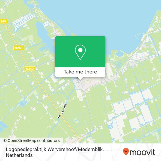 Logopediepraktijk Wervershoof / Medemblik Karte