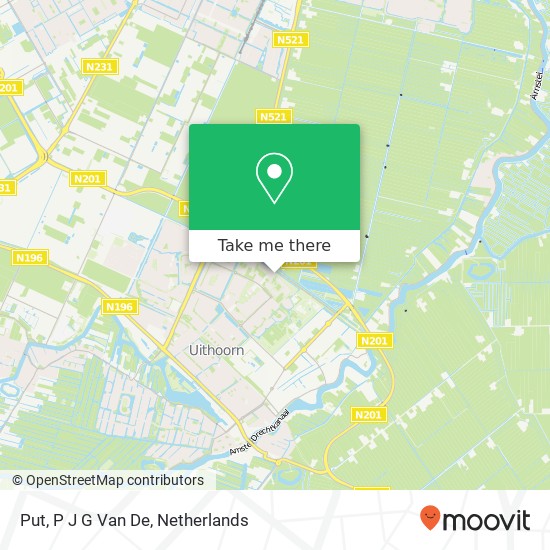 Put, P J G Van De map