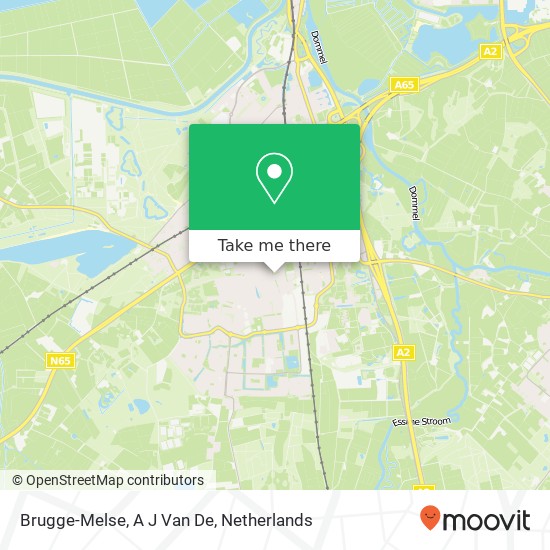 Brugge-Melse, A J Van De map