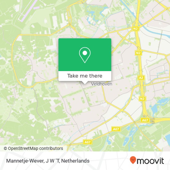 Mannetje-Wever, J W 'T map