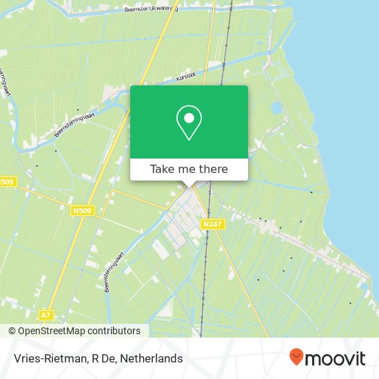 Vries-Rietman, R De map