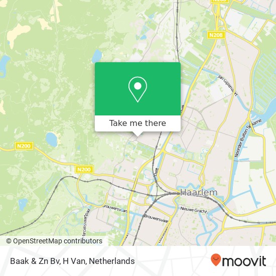 Baak & Zn Bv, H Van map