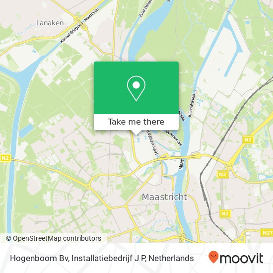 Hogenboom Bv, Installatiebedrijf J P map