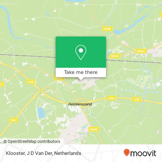 Klooster, J D Van Der map