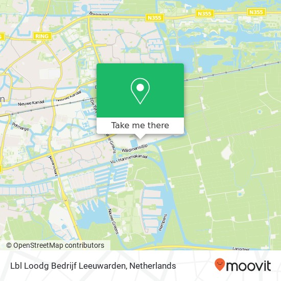 Lbl Loodg Bedrijf Leeuwarden map