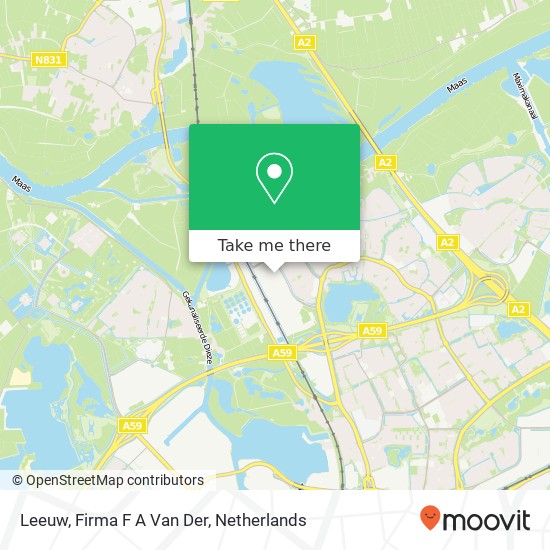 Leeuw, Firma F A Van Der map