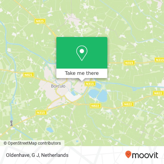 Oldenhave, G J map