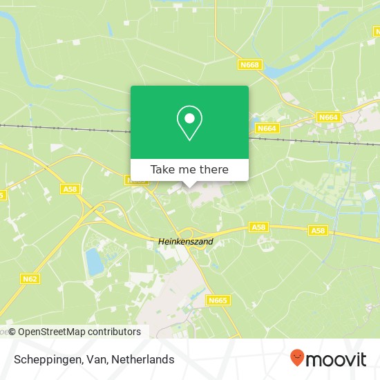 Scheppingen, Van map