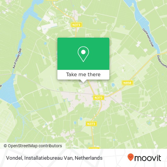 Vondel, Installatiebureau Van map