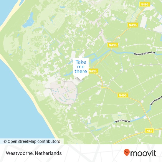 Westvoorne map