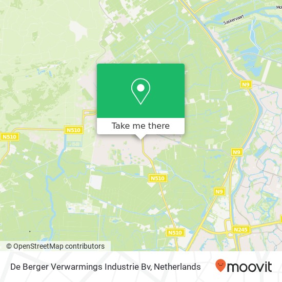 De Berger Verwarmings Industrie Bv map