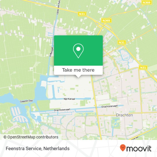 Feenstra Service map