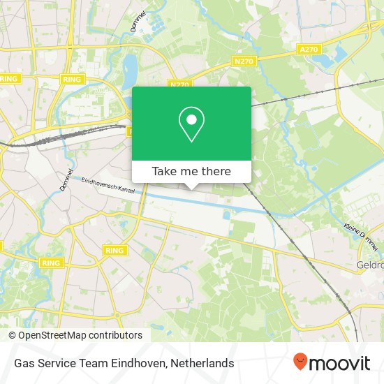 Gas Service Team Eindhoven map