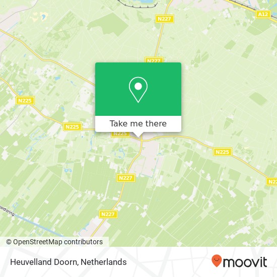 Heuvelland Doorn map