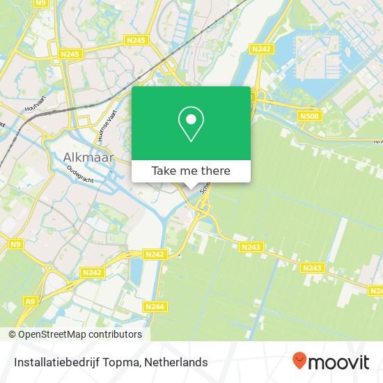 Installatiebedrijf Topma map