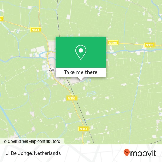 J. De Jonge map