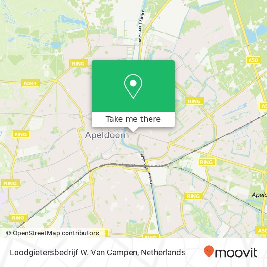 Loodgietersbedrijf W. Van Campen map