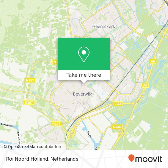 Roi Noord Holland map