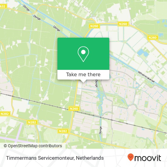 Timmermans Servicemonteur map
