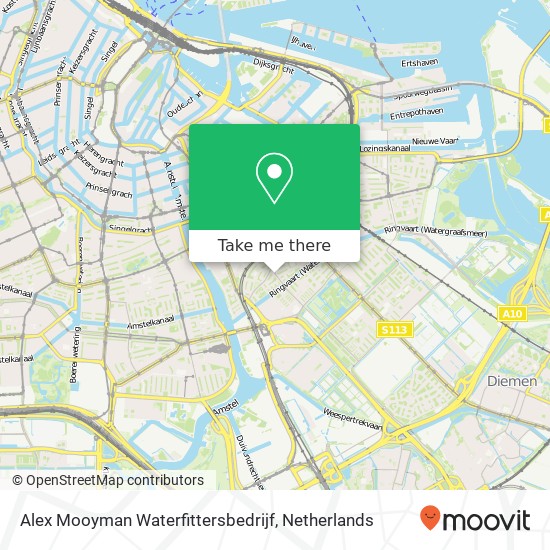 Alex Mooyman Waterfittersbedrijf map