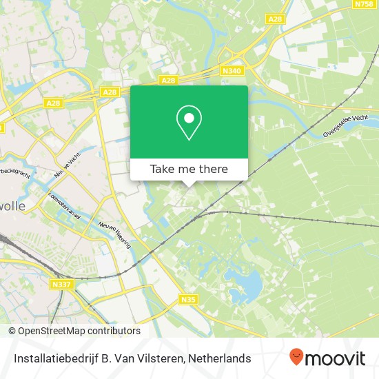 Installatiebedrijf B. Van Vilsteren Karte