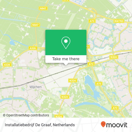 Installatiebedrijf De Graaf Karte