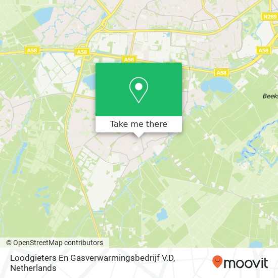 Loodgieters En Gasverwarmingsbedrijf V.D map