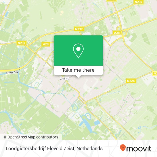 Loodgietersbedrijf Eleveld Zeist map