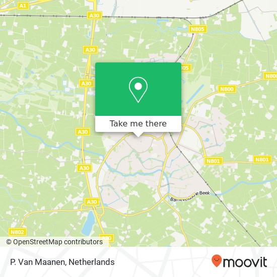 P. Van Maanen map