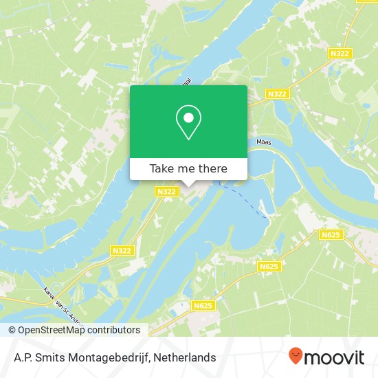A.P. Smits Montagebedrijf map