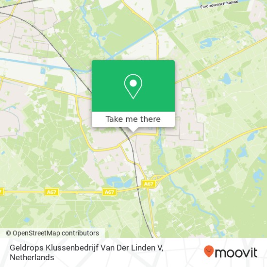 Geldrops Klussenbedrijf Van Der Linden V map