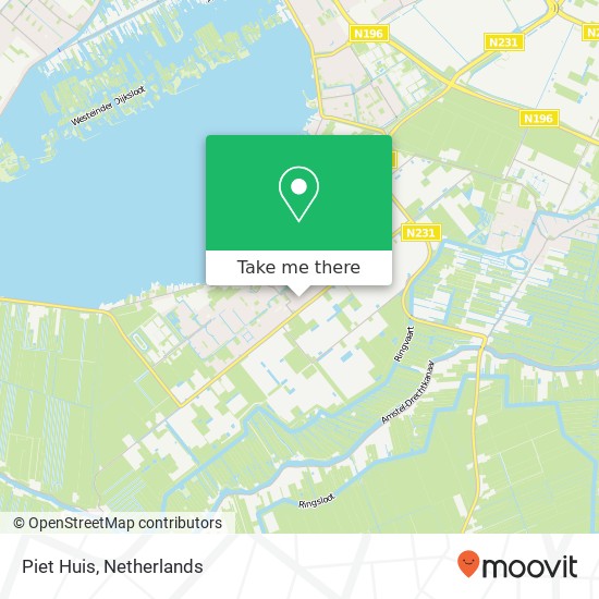 Piet Huis map