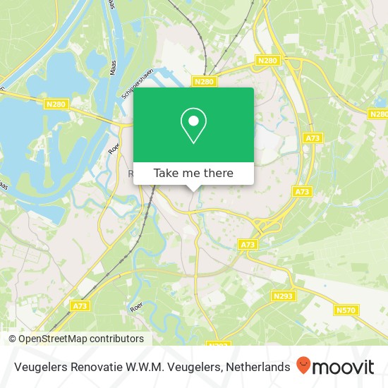 Veugelers Renovatie W.W.M. Veugelers map