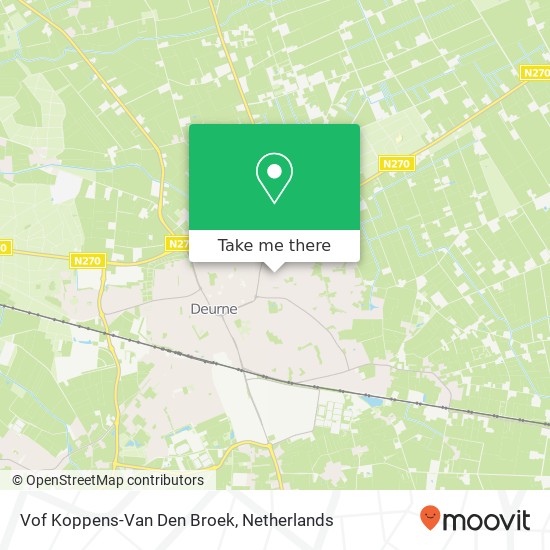 Vof Koppens-Van Den Broek map