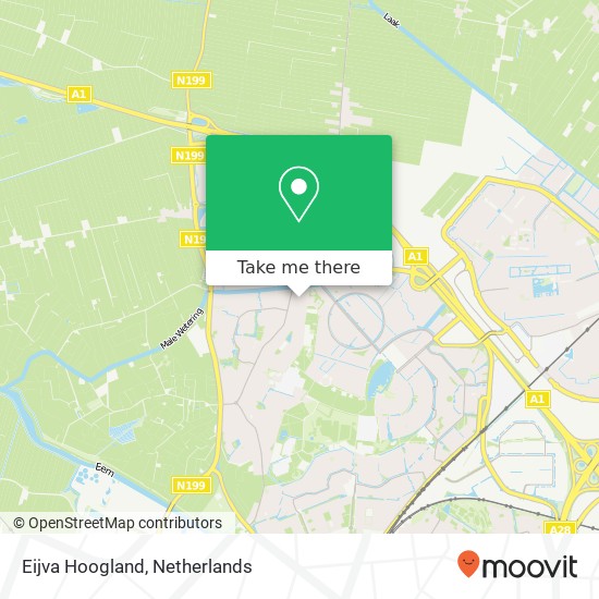 Eijva Hoogland map