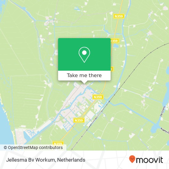 Jellesma Bv Workum map