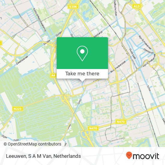 Leeuwen, S A M Van map