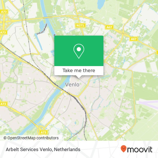 Arbelt Services Venlo Karte