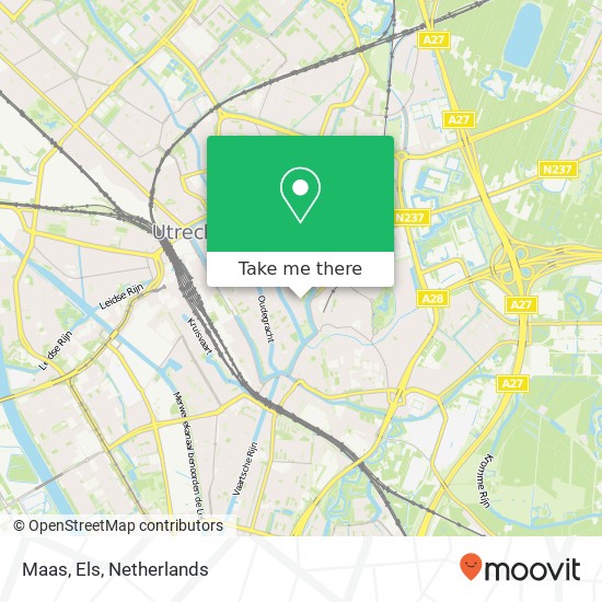 Maas, Els map