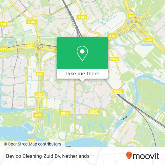 Bevico Cleaning-Zuid Bv map