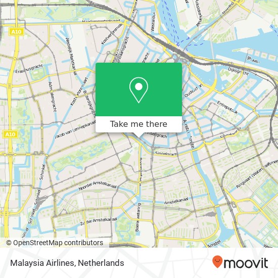 Malaysia Airlines map