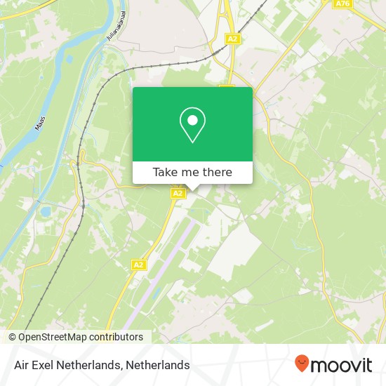 Air Exel Netherlands Karte