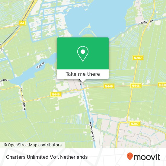 Charters Unlimited Vof map