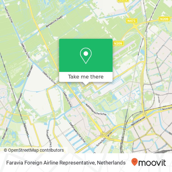 Faravia Foreign Airline Representative map