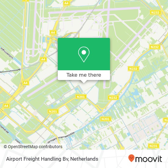 Airport Freight Handling Bv map