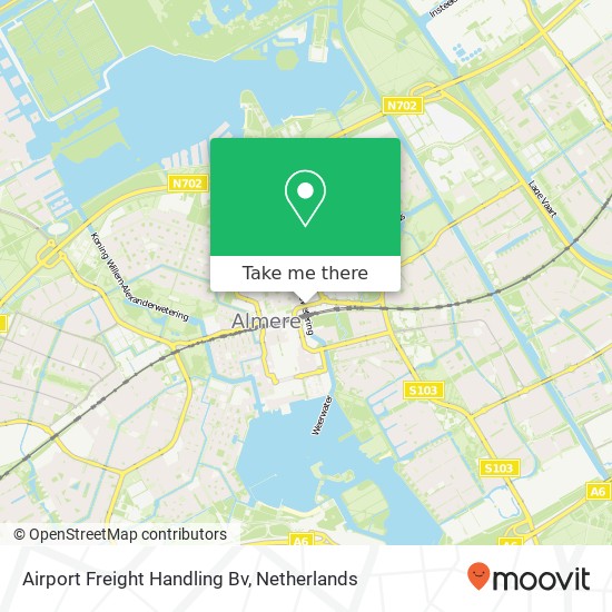 Airport Freight Handling Bv map