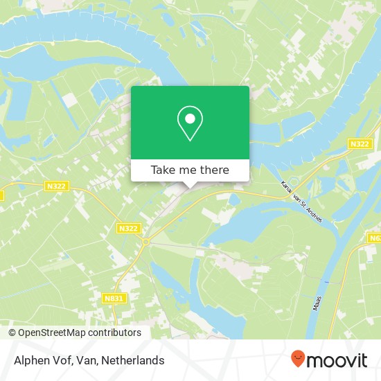 Alphen Vof, Van map