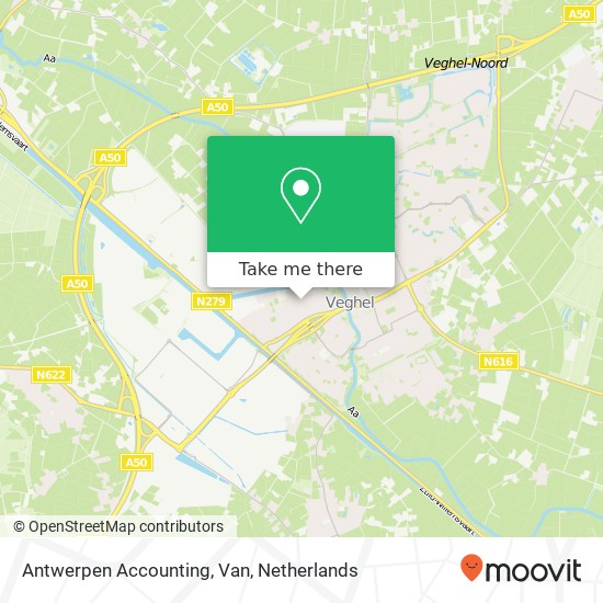 Antwerpen Accounting, Van map